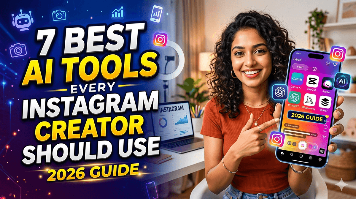 7 AI Tools Every Instagram Creator Should Use (2026 Guide)